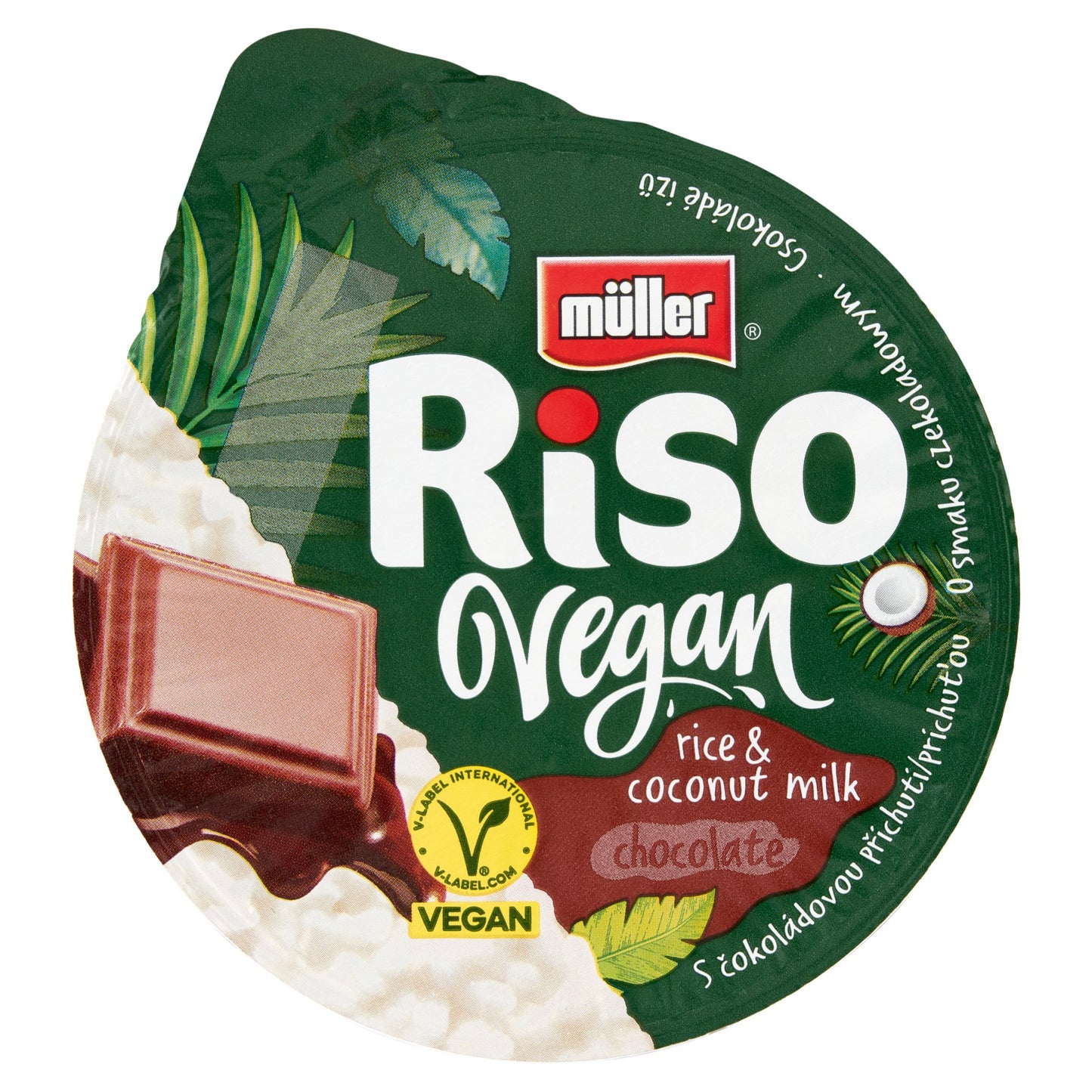 Müller Riso Csokis vegán desszert